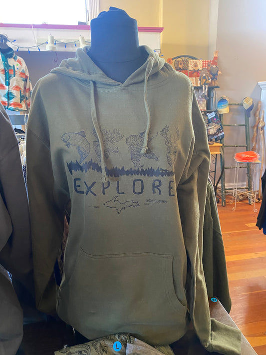 Men's Explore God's Country Hoodie - Clearance