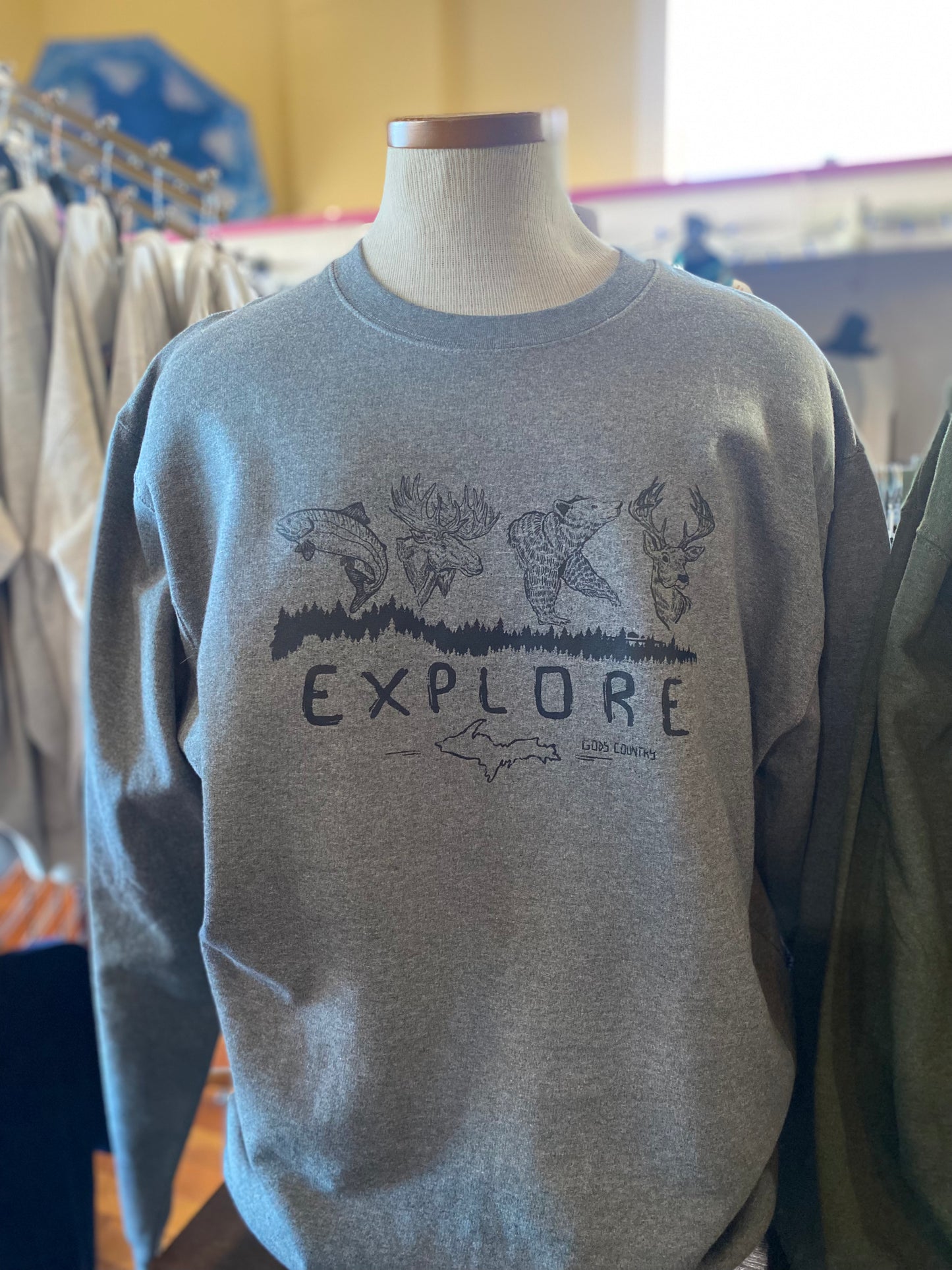 Clearance - Explore God's Country Unisex Crew
