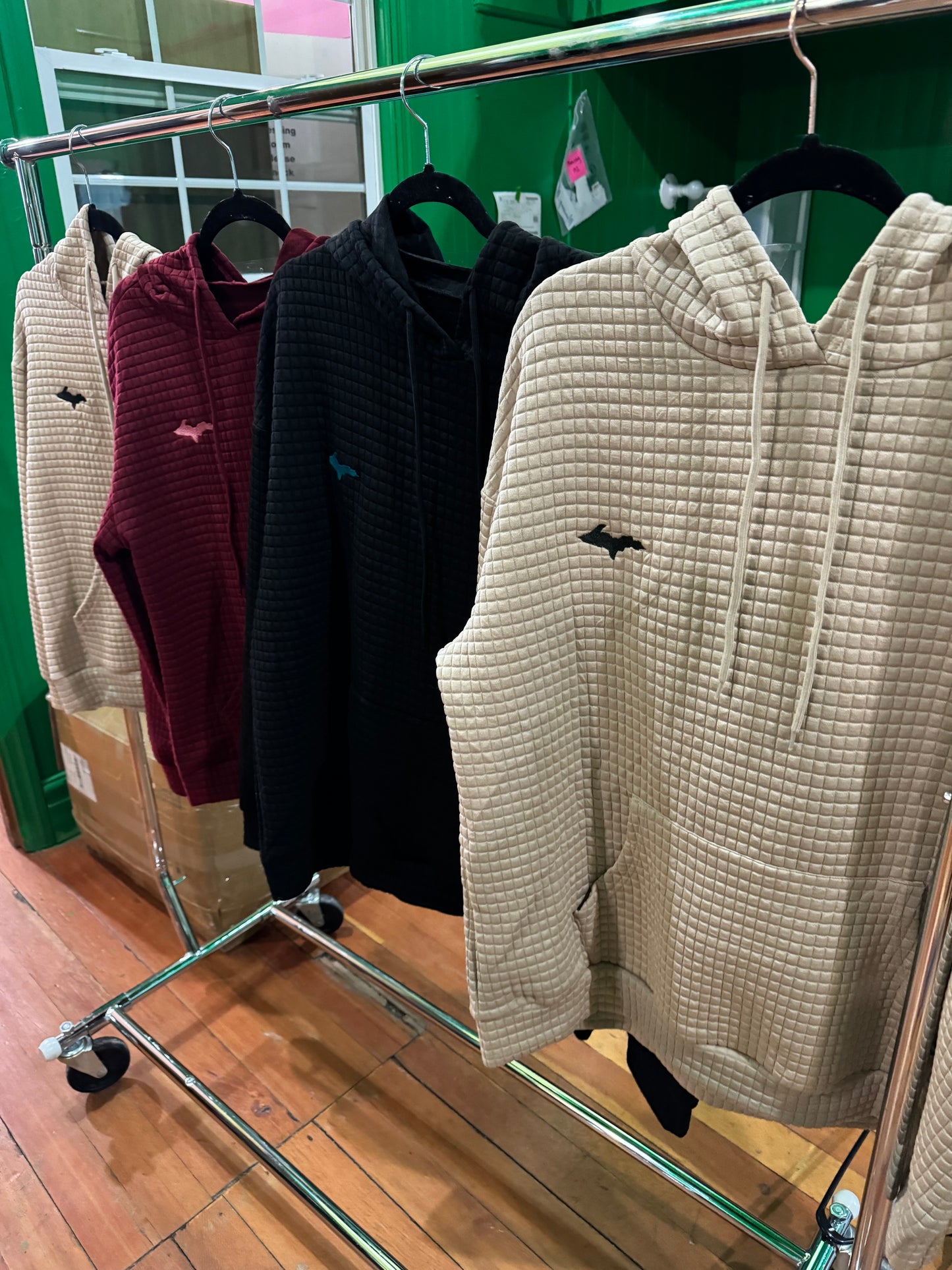 Quilted Hoodie Clearance
