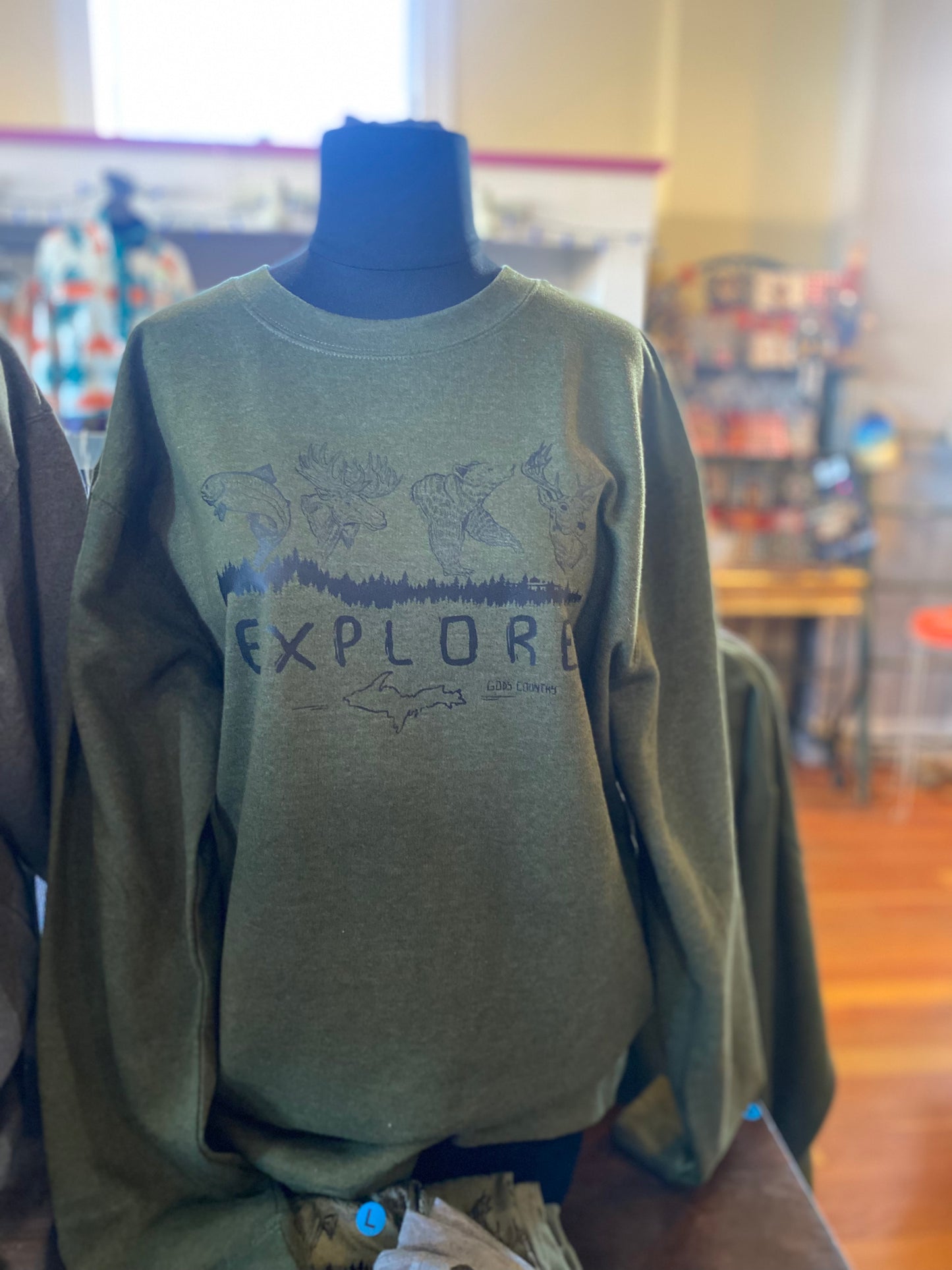 Clearance - Explore God's Country Unisex Crew