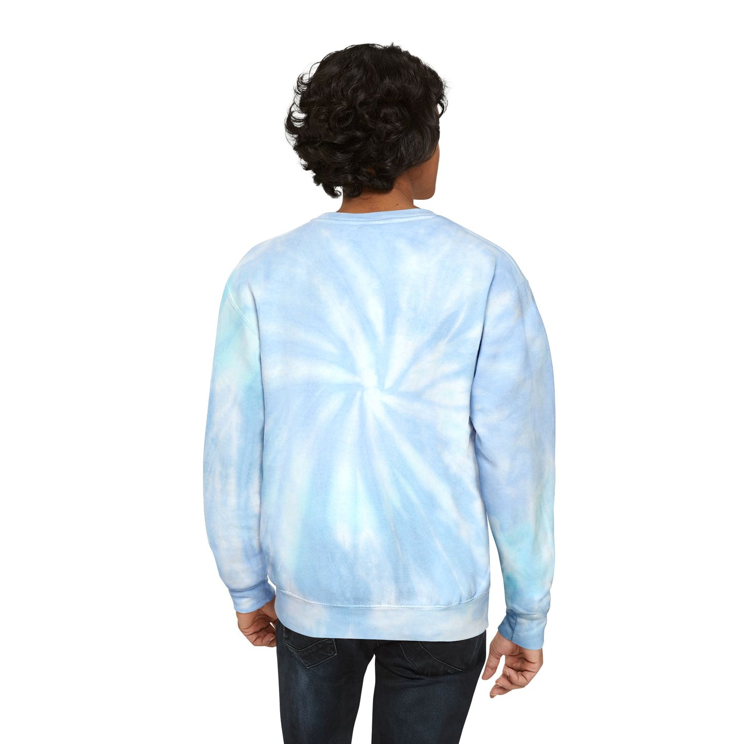 Yooper Cat Lover Unisex Tie-Dye Sweatshirt