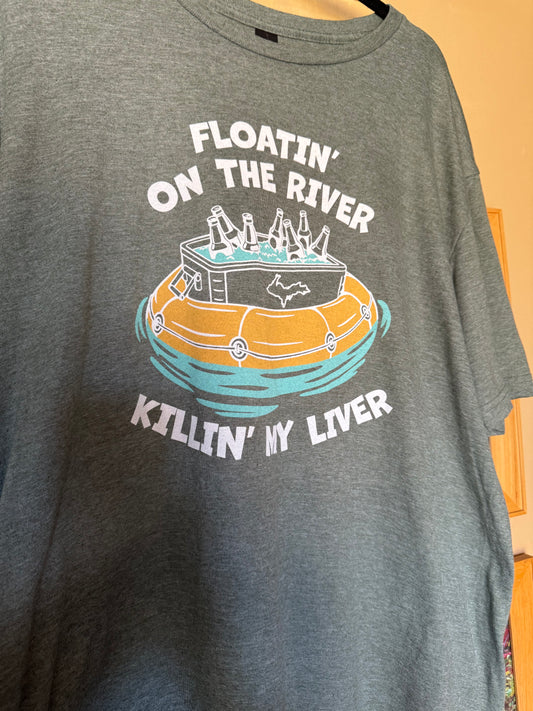 Floating on the River Unisex Tee