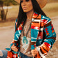 Aztec Knit Blazer