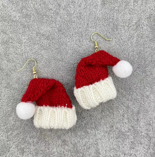 Santa Hat Earrings