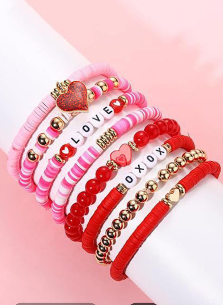 Valentine Friendship Bracelet Set