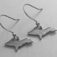 UP Outline earrings, Stainless steel non tarnish.