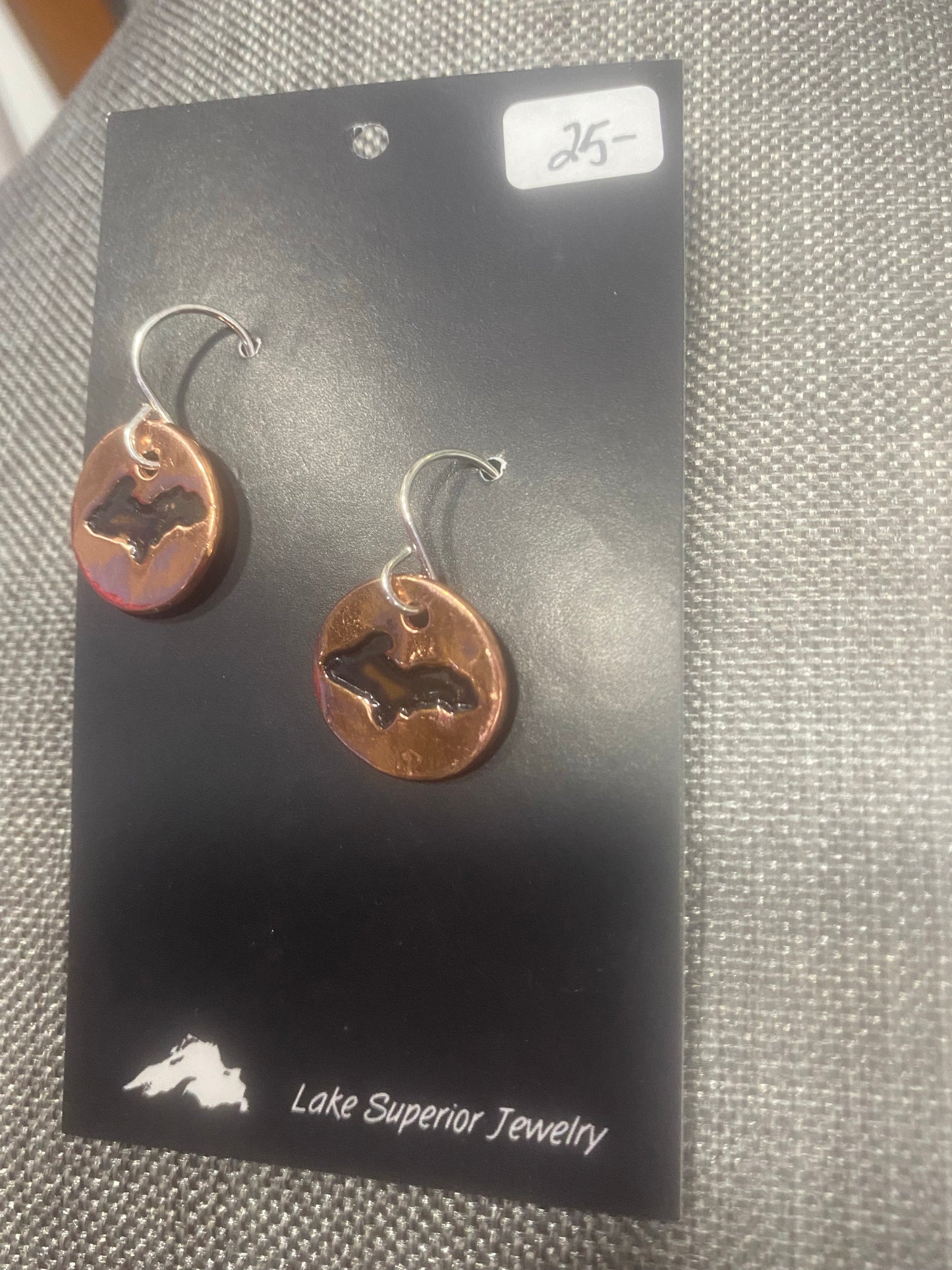 Lake Superior Jewelry U.P. Earrings