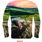 Upper Peninsula Mountain Biker Unisex Long-Sleeve Performance Tee Bike Shirt